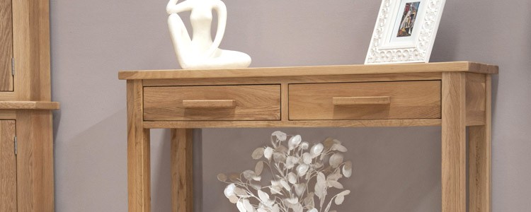 Oak Console Tables
